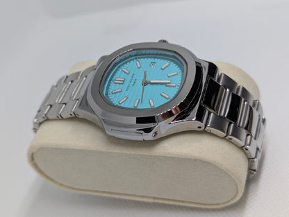 Nautilus with Tiffany Blue Dial Stainless Steel Luxury Timepiece