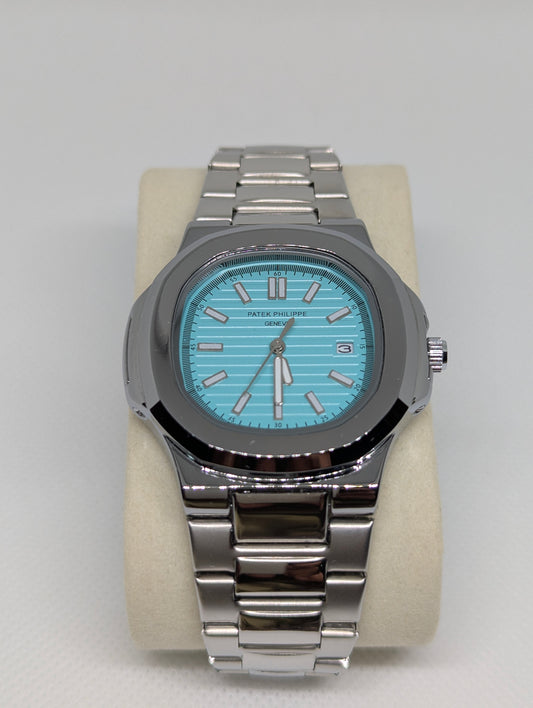 Nautilus with Tiffany Blue Dial Stainless Steel Luxury Timepiece