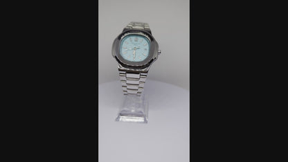 Nautilus with Tiffany Blue Dial Stainless Steel Luxury Timepiece